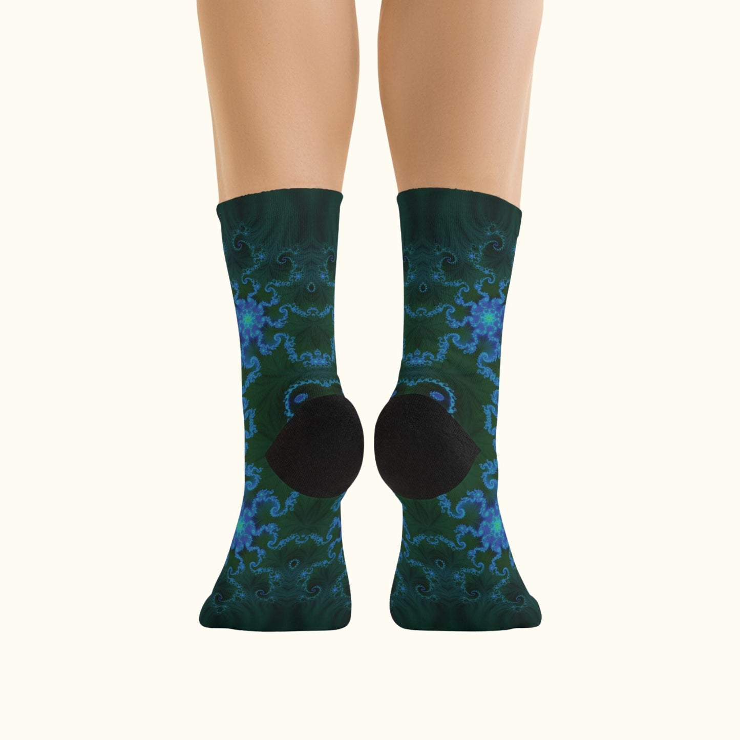 Blue Vortex Socks
