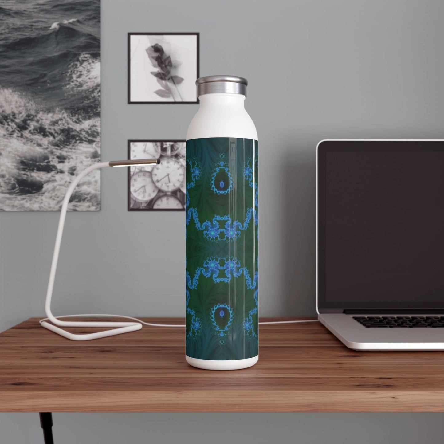 Blue Vortex Water Bottle (20oz)