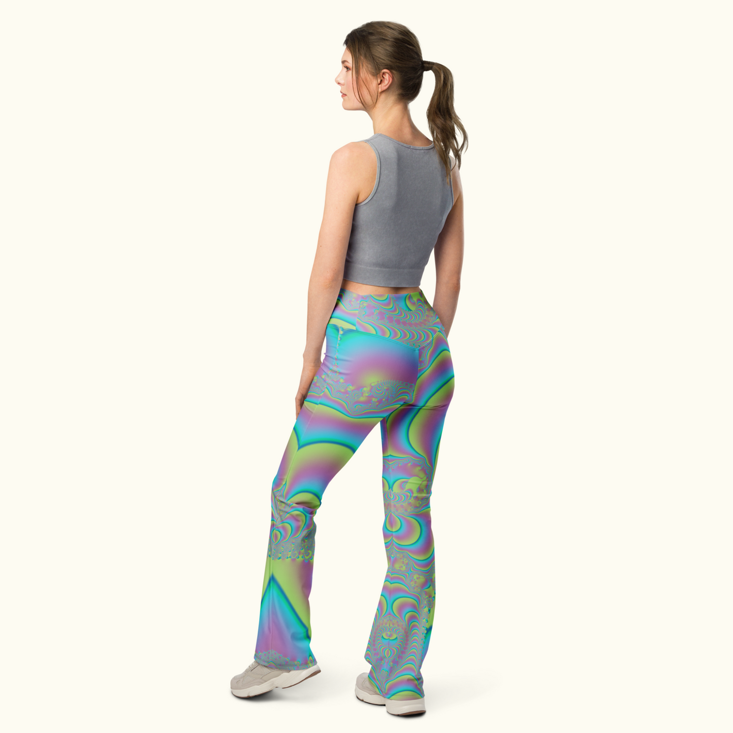 Fractal Fusion Flare Leggings