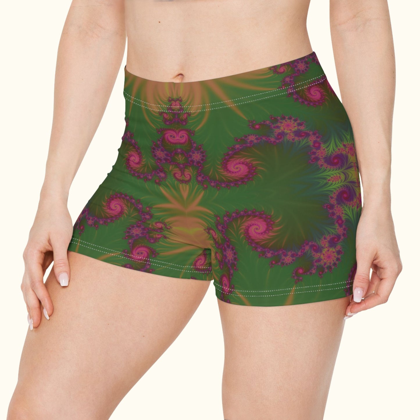 Fractal Bloom Women's Shorts