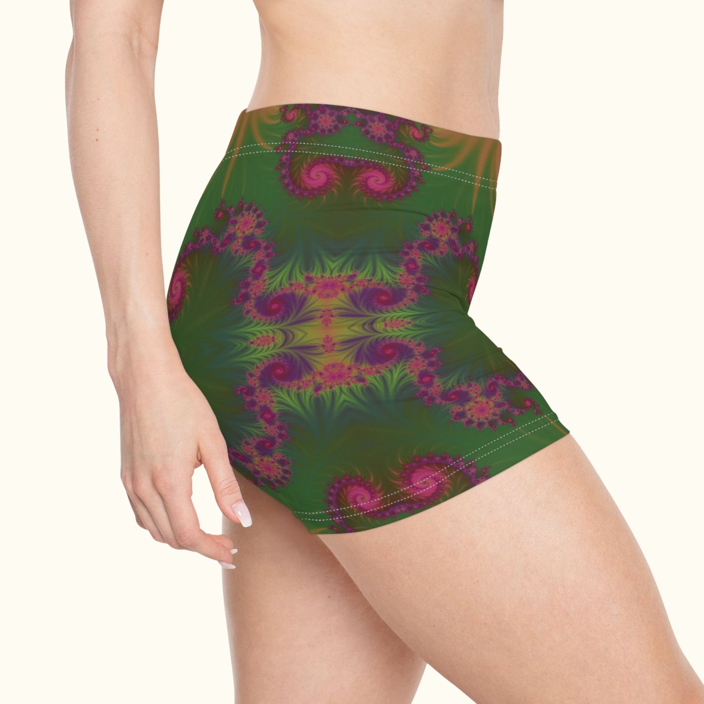 Fractal Bloom Women's Shorts