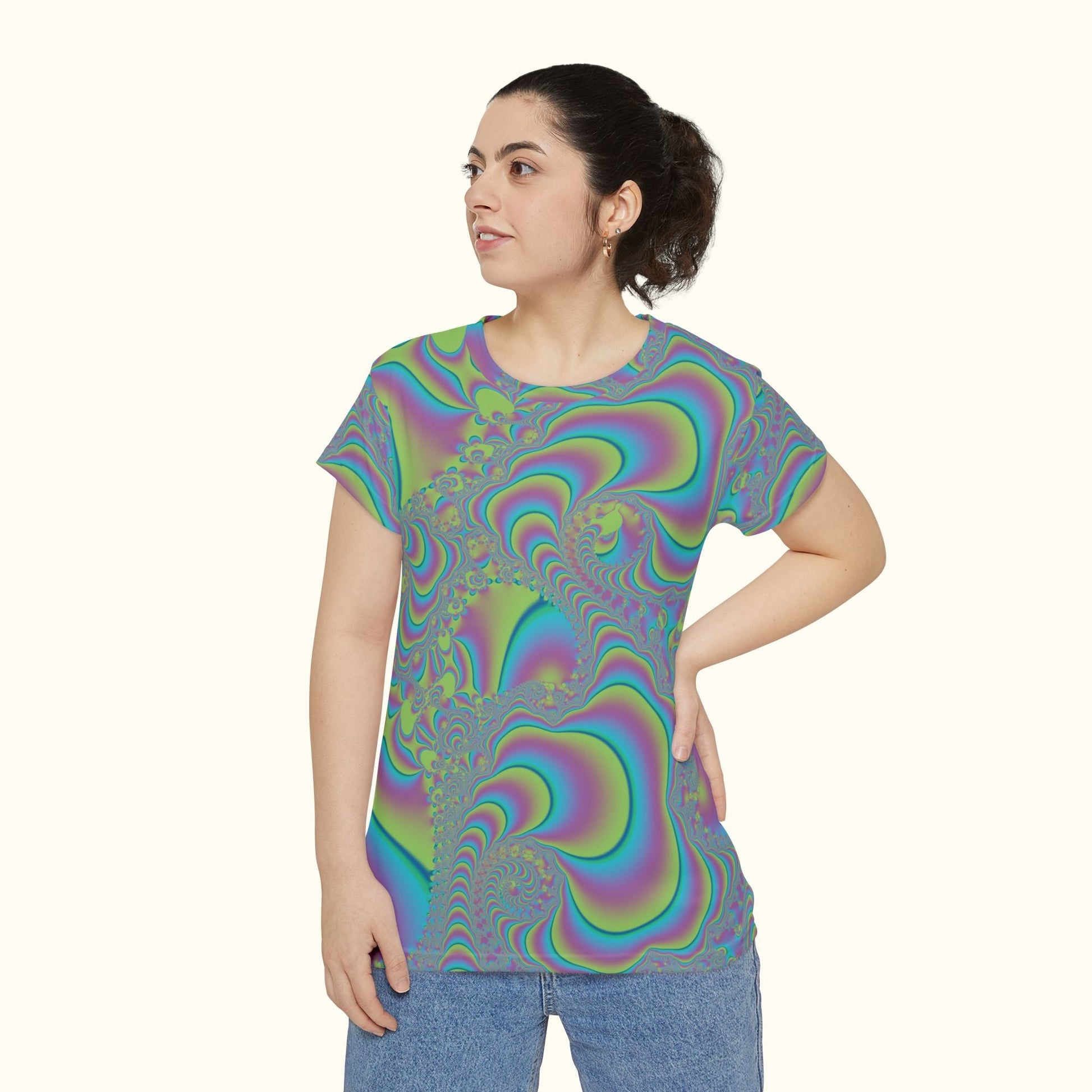 Fractal Fusion Women's Shirt 