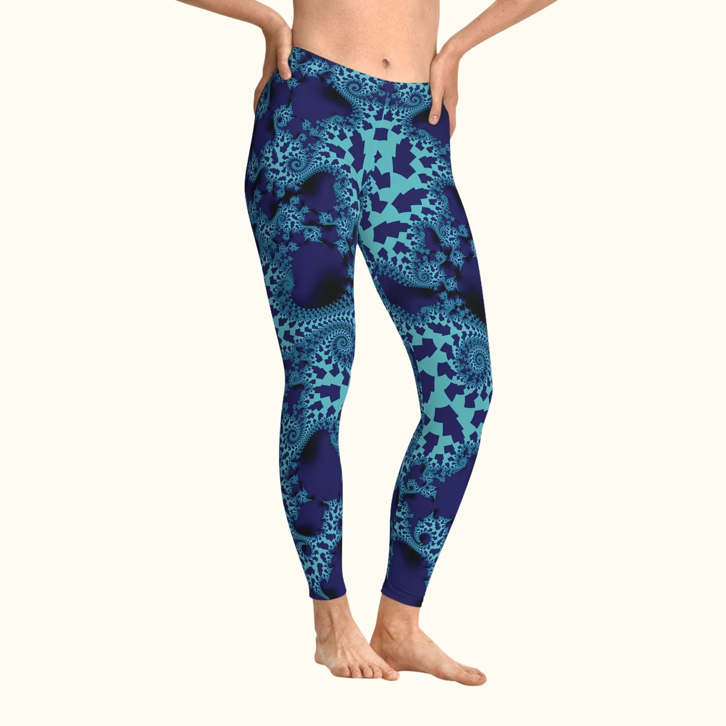 Electric Tide Stretchy Leggings