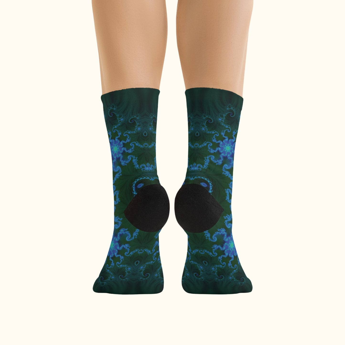 Blue Vortex Socks