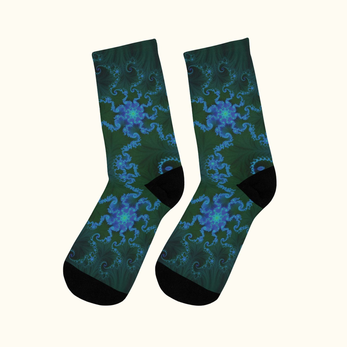 Blue Vortex Socks