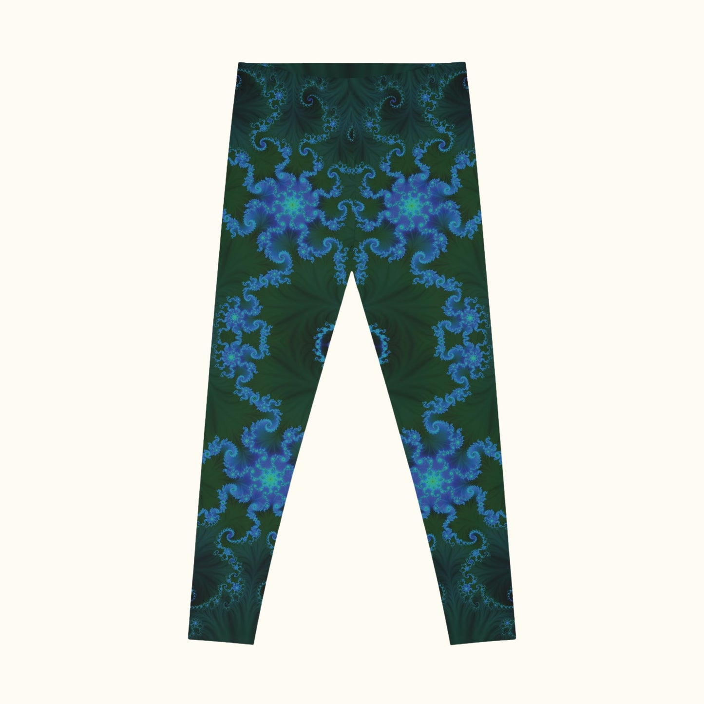 Blue Vortex Stretchy Leggings