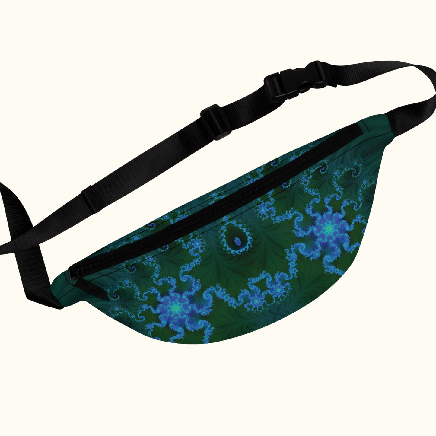 Blue Vortex Fanny Pack