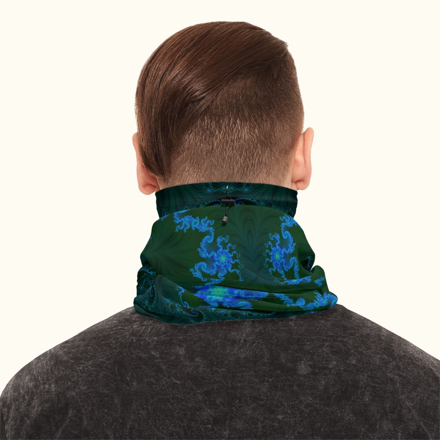 Blue Vortex Winter Neck Gaiter