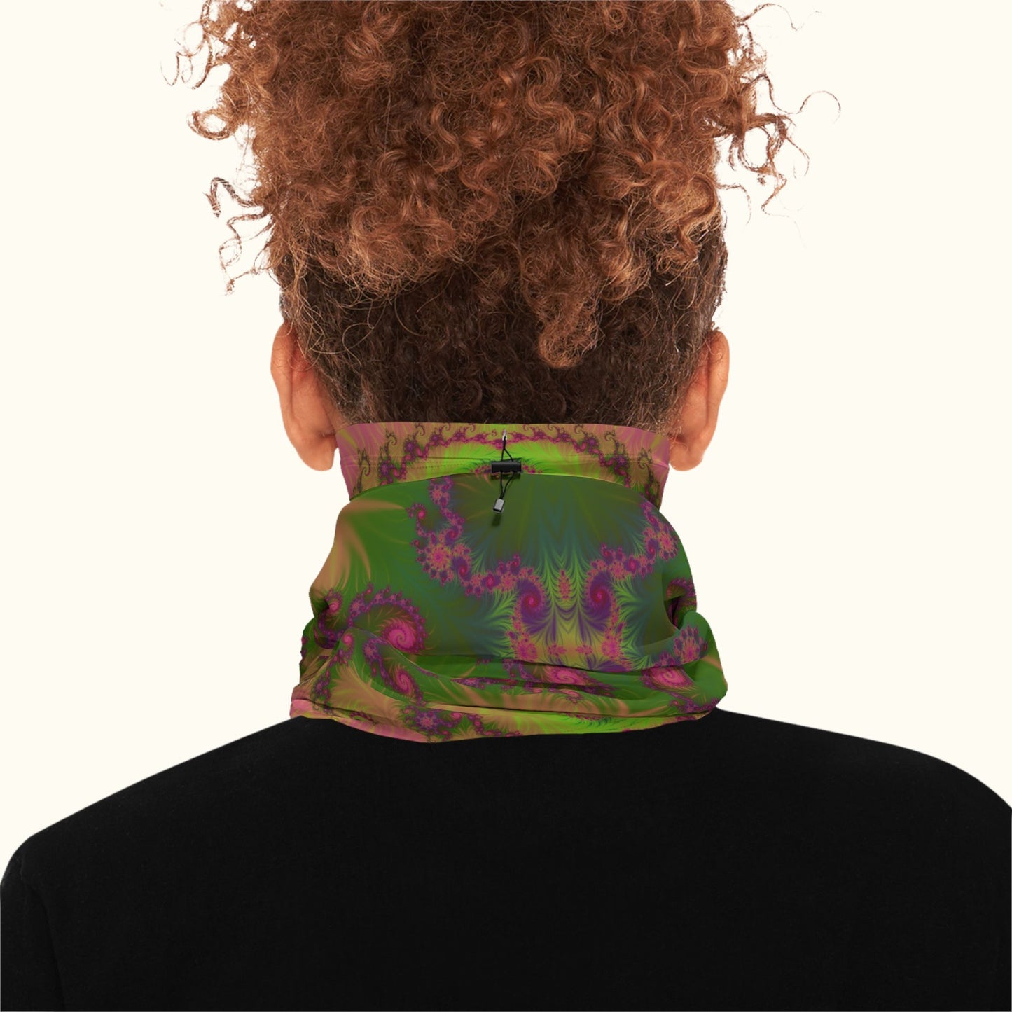 Fractal Bloom Winter Neck Gaiter