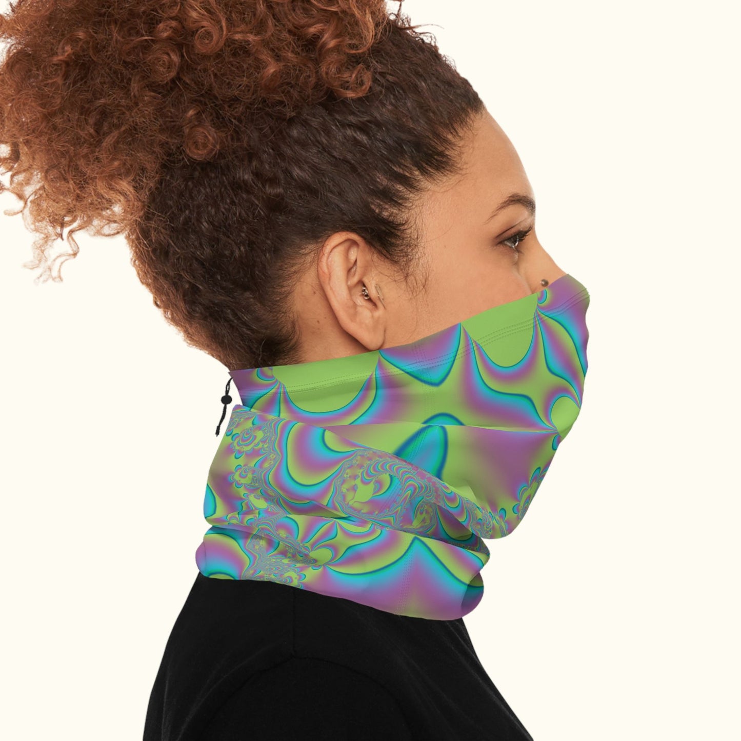 Fractal Fusion Winter Neck Gaiter