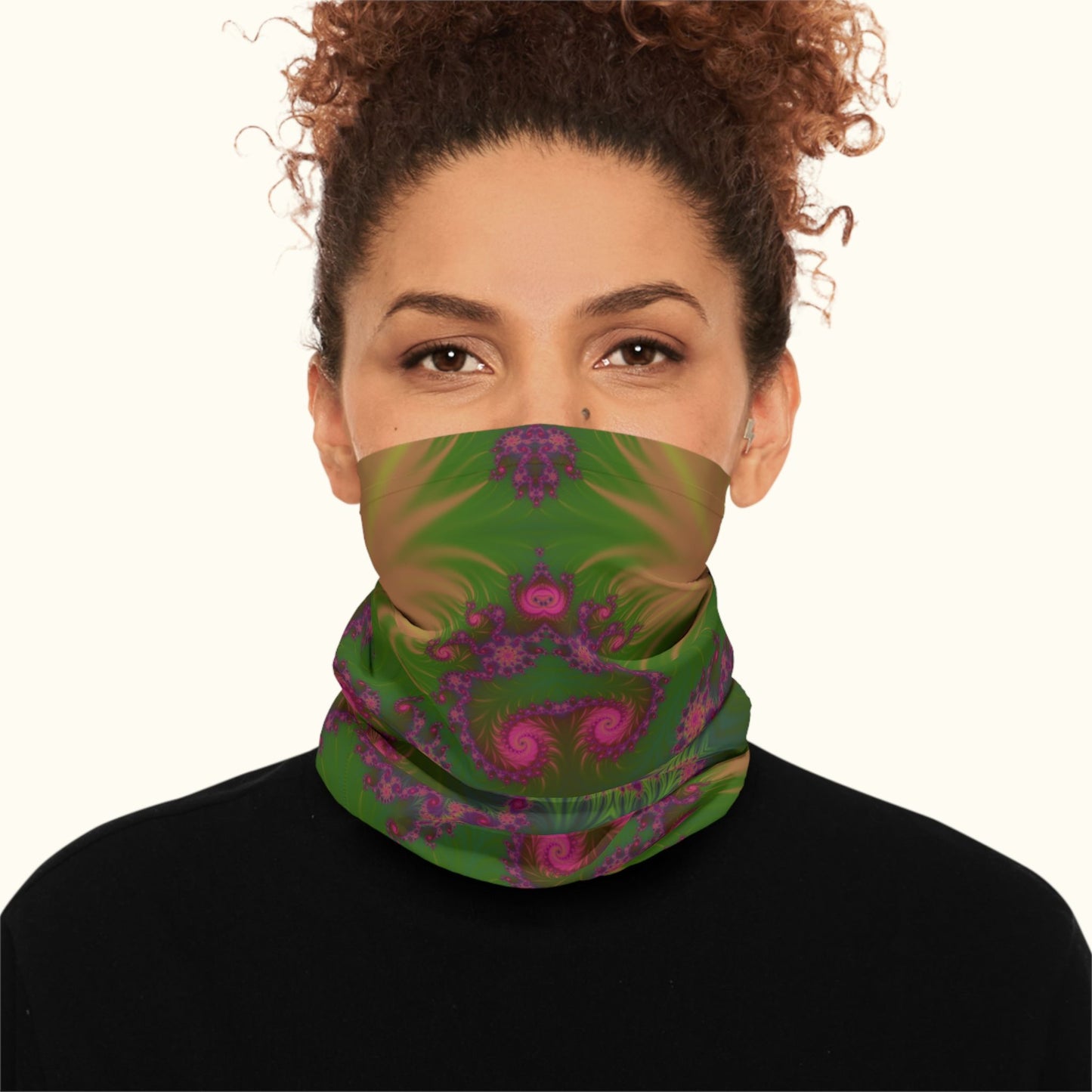 Fractal Bloom Lightweight Neck Gaiter