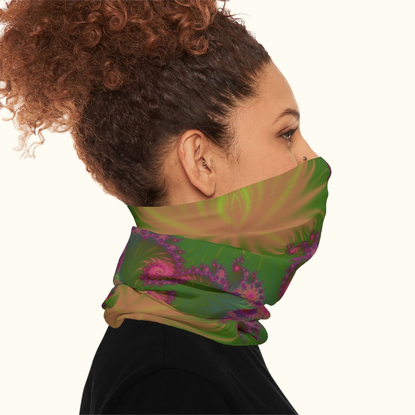 Fractal Bloom Lightweight Neck Gaiter