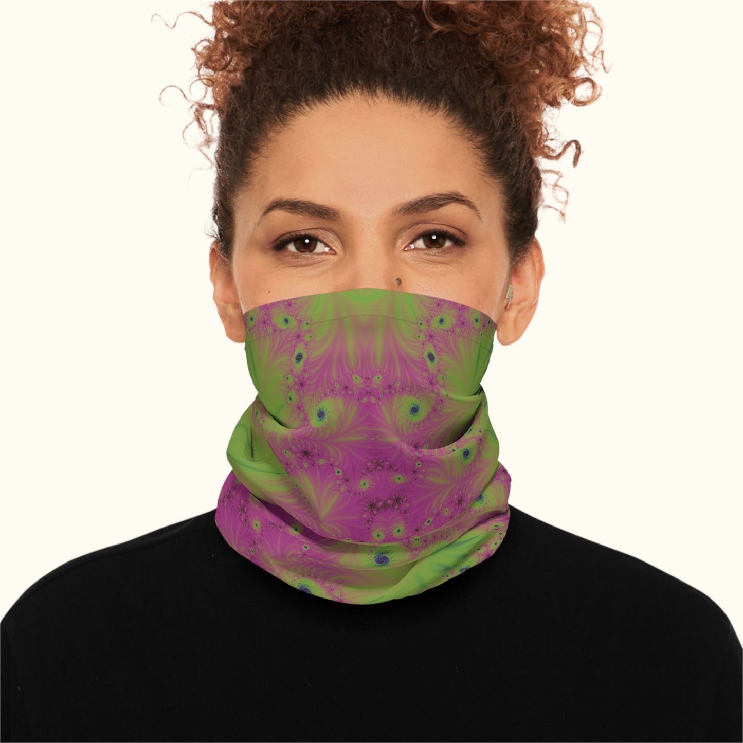 Mystical Mandelbrot Lightweight Neck Gaiter