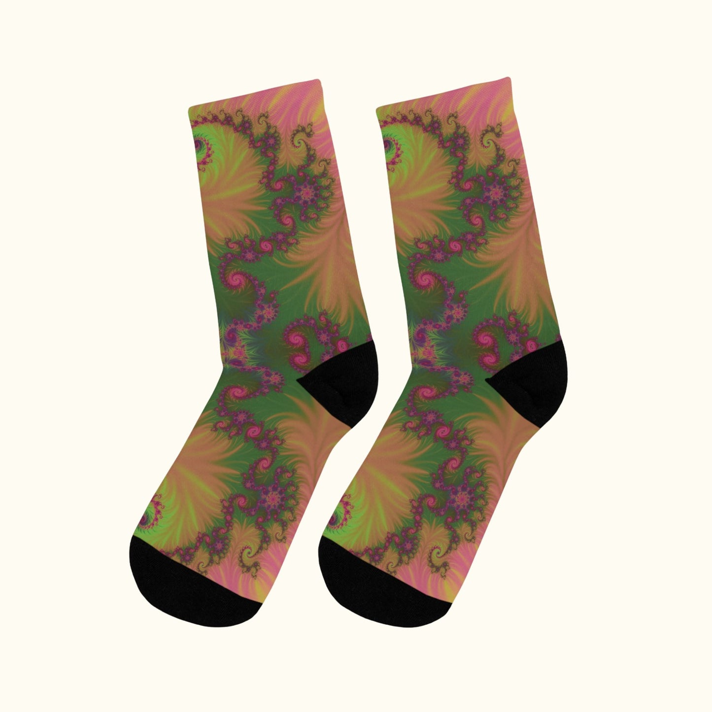 Fractal Bloom Socks