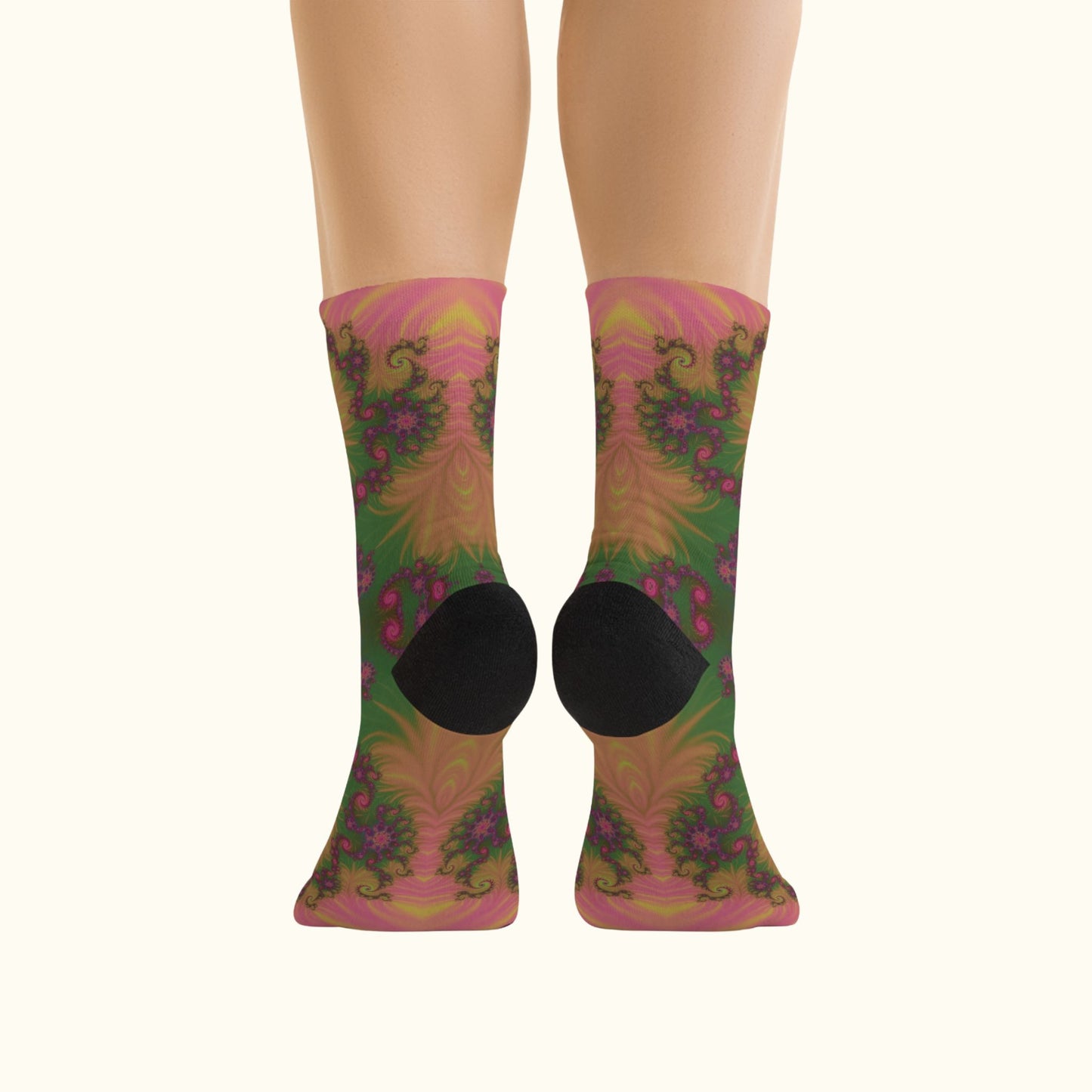 Fractal Bloom Socks