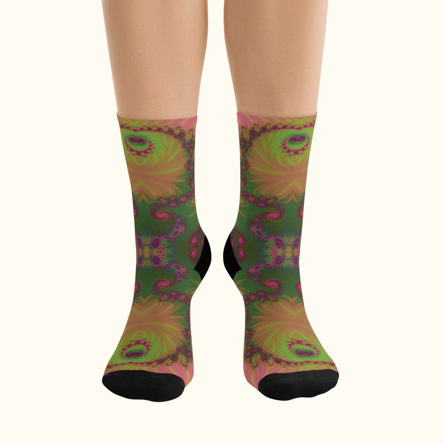 Fractal Bloom Socks