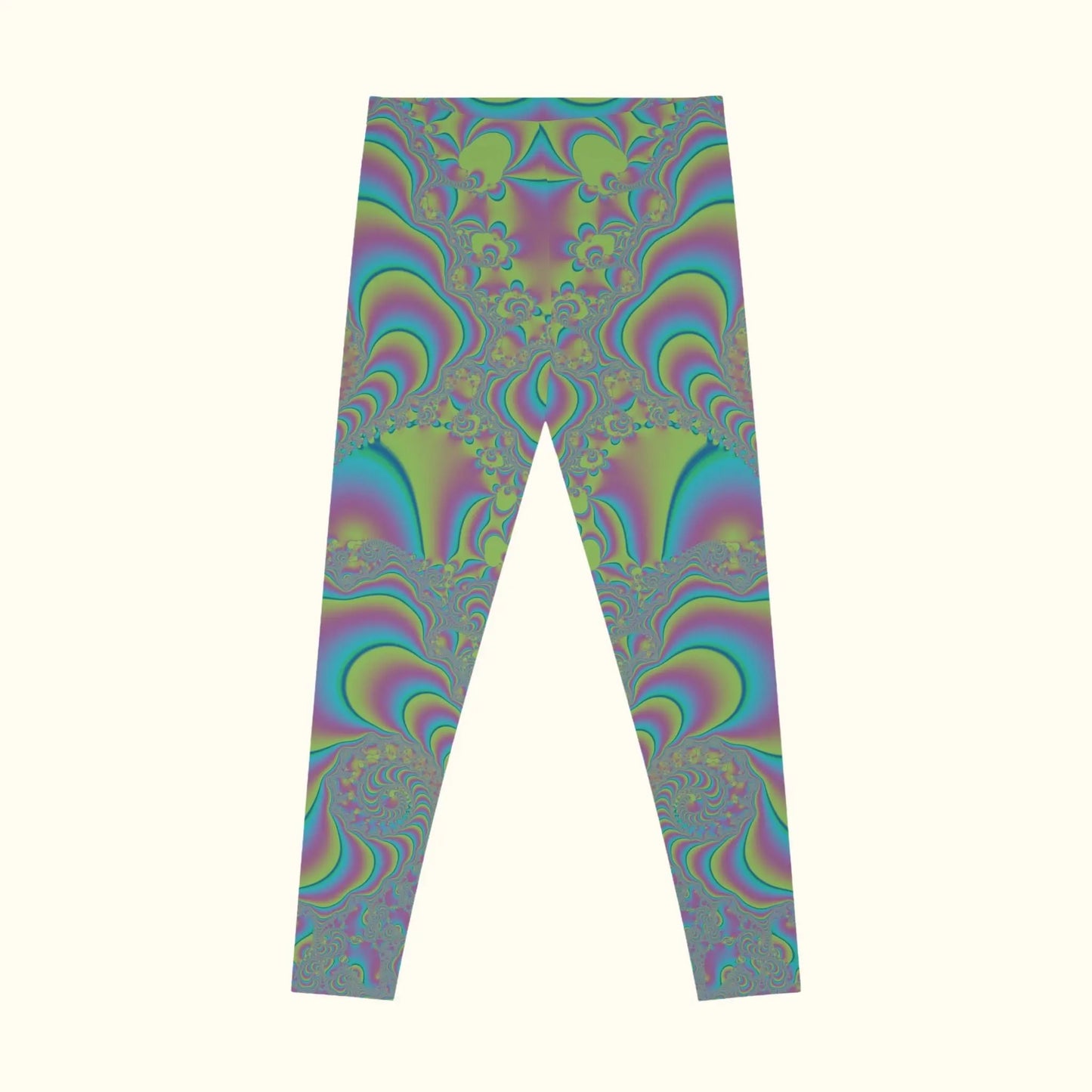 Fractal Fusion Stretchy Leggings 