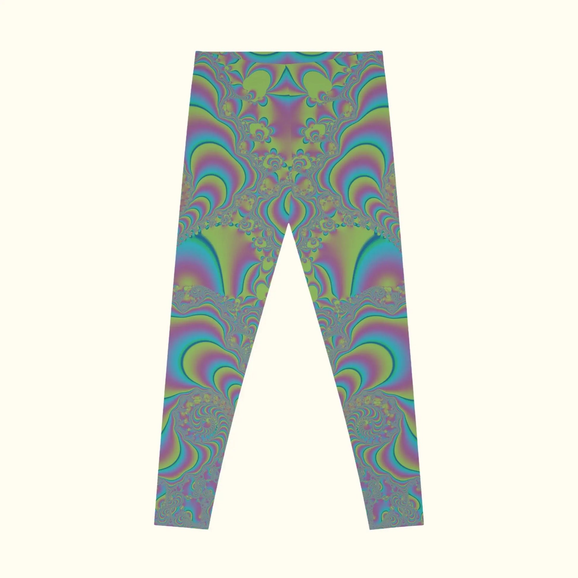 Fractal Fusion Stretchy Leggings 