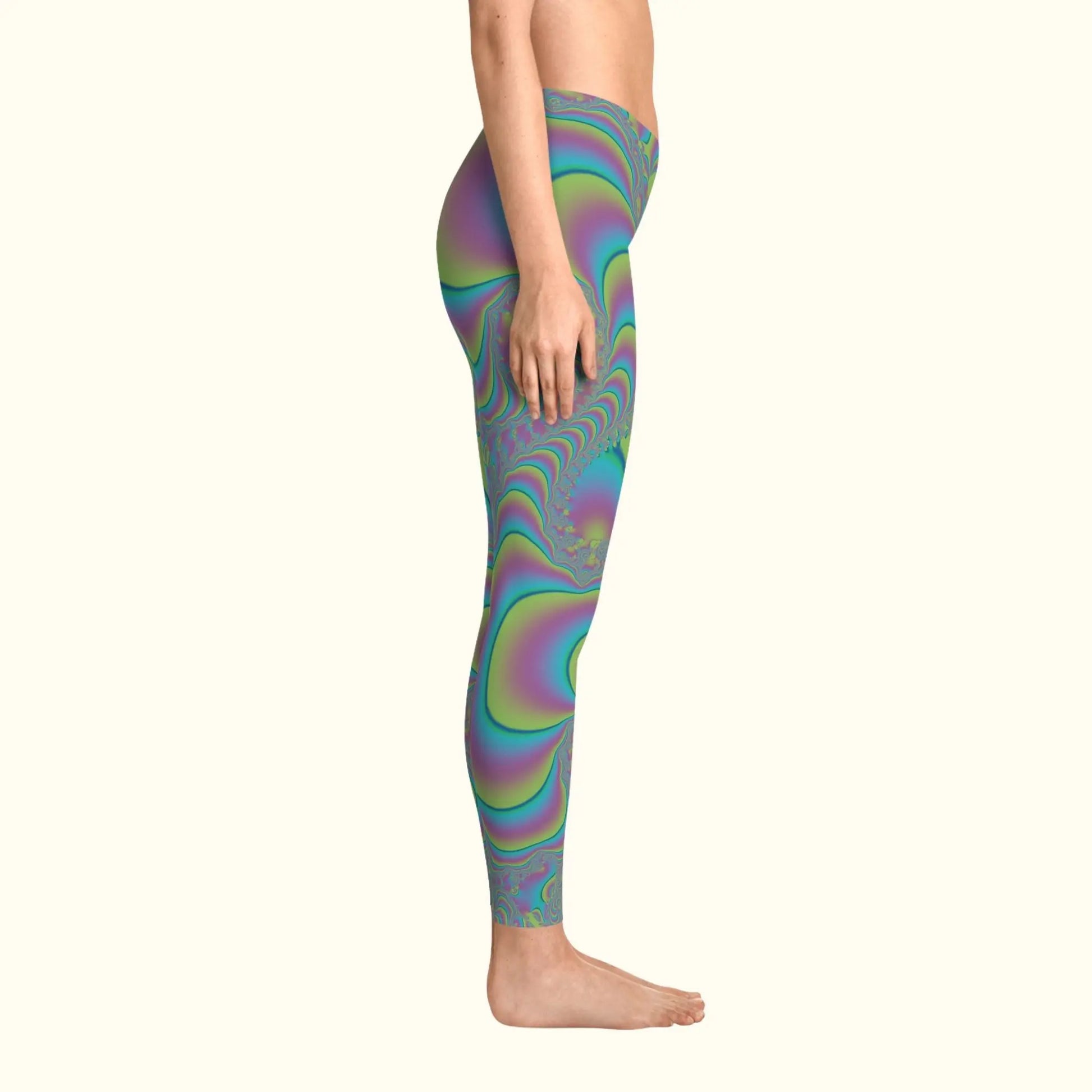 Fractal Fusion Stretchy Leggings 