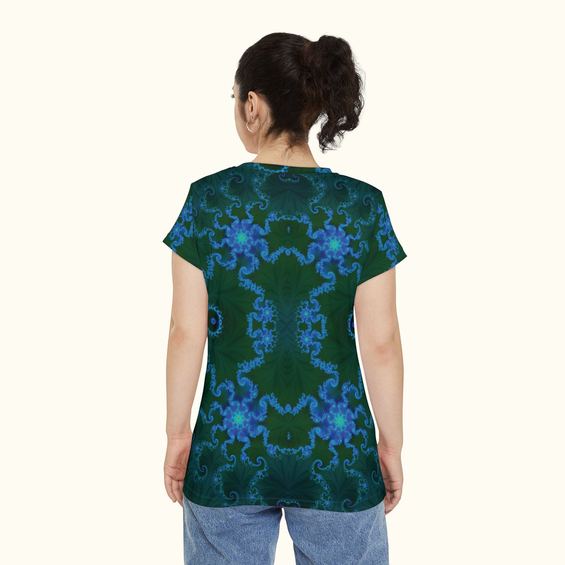 Blue Vortex Women's Shirt 