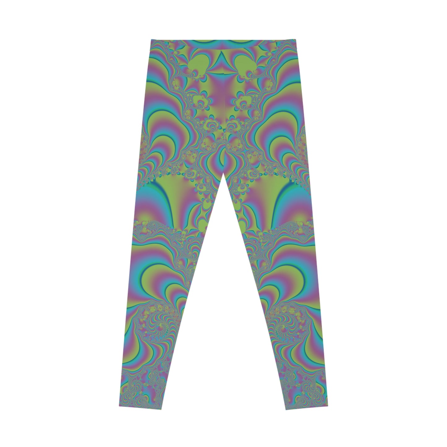 Fractal Fusion Pastel Stretchy Leggings