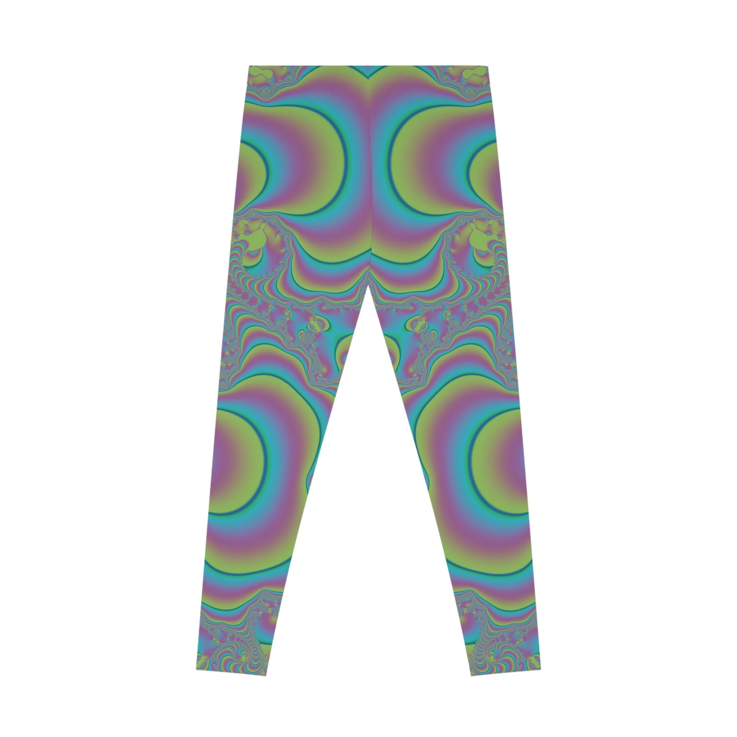 Fractal Fusion Pastel Stretchy Leggings