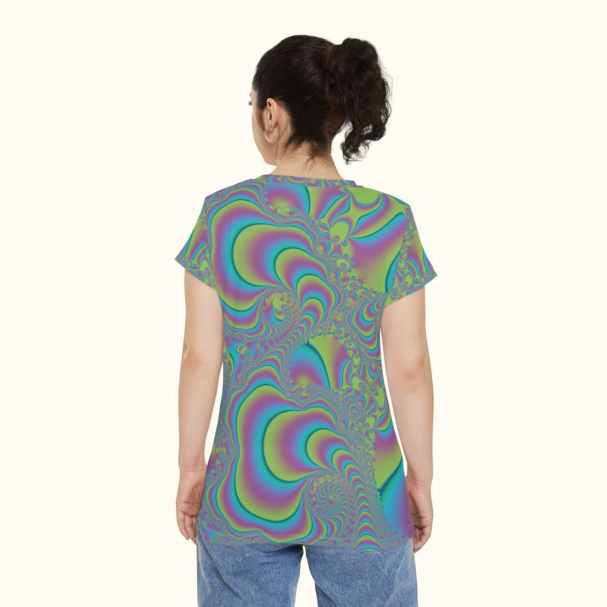 Fractal Fusion Women's Shirt 