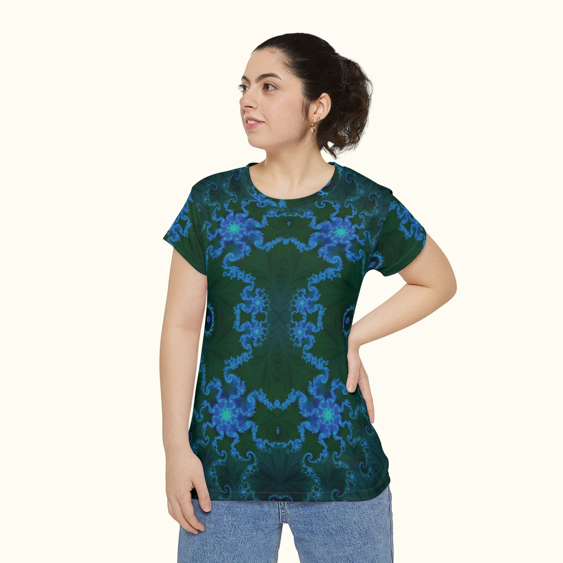 Blue Vortex Women's Shirt 